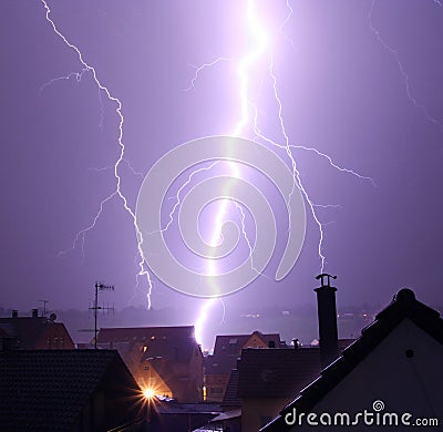 Lightning strike