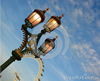 Lights and the London Eye