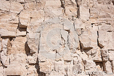 Limestone rock close up photo