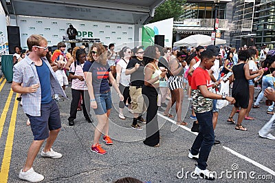 Line Dance at the Festival