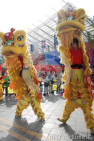 Lion dance