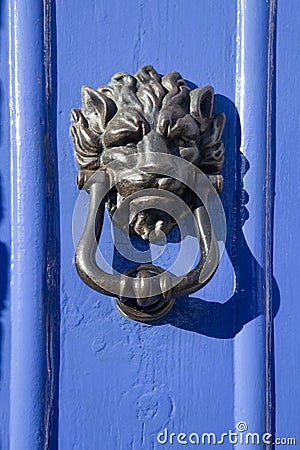 Lion Face Door Knocker