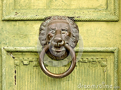 Lion head door knocker (1)