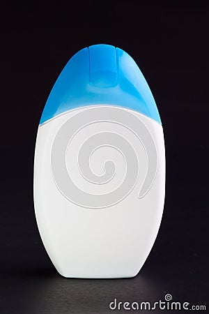 Liquid soap bottle for reuse.