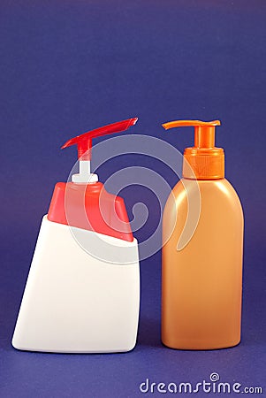 Liquid soap containers