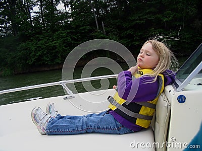 Little Girl Boat Ride