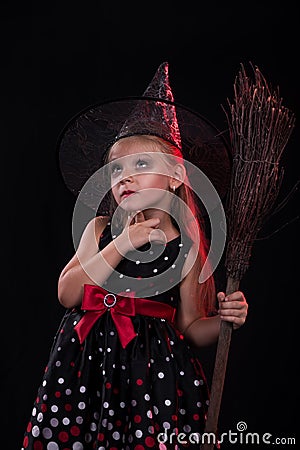 Little halloween witch