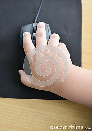 Little hand and mouse computer