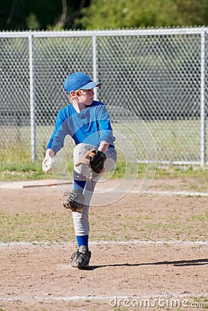 A Little League pitcher.