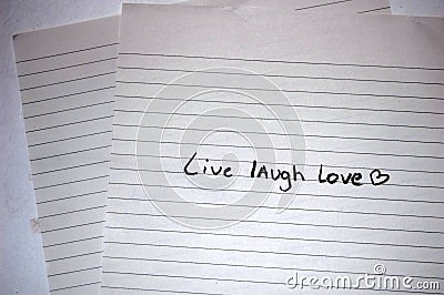 Live laugh love