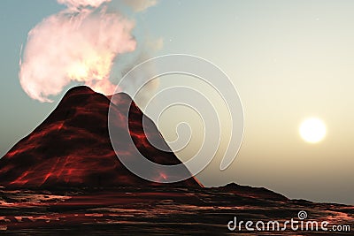 Living Volcano