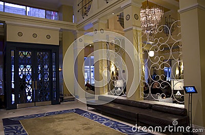 Lobby of Hotel Monaco Seattle