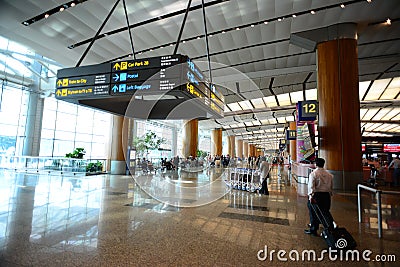 Lobby of Singapore Changi Airport