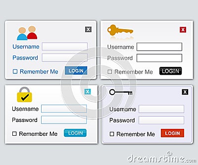 Login forms