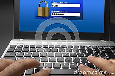 Login and Password Screen