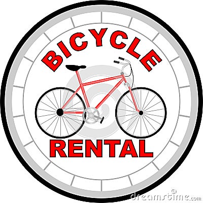 Logo bicycle rental