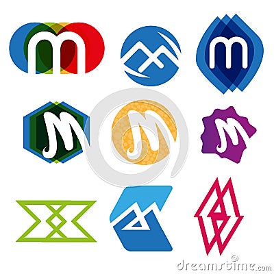 Logos letter m