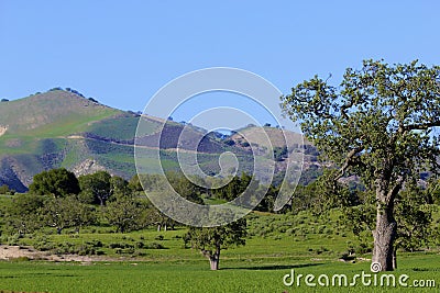 Lompoc California farms mountains