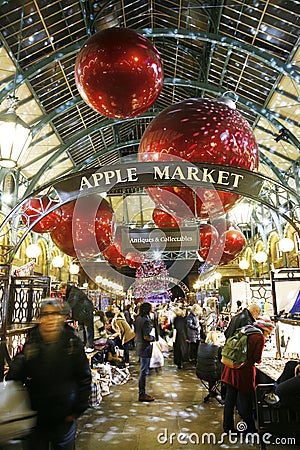 2013, London Christmas Decoration, Covent Garden