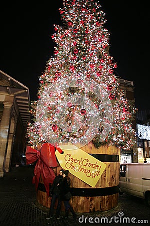 2013, London Christmas Decoration, Covent Garden