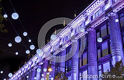 London Christmas Lights on Oxford Street