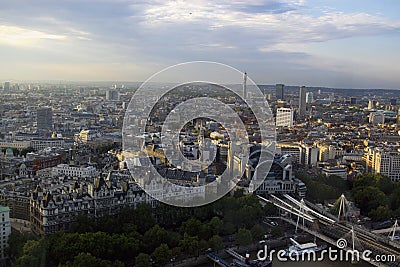 London city panoramic view