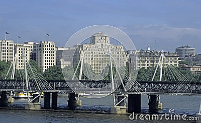 London England - walking bridge