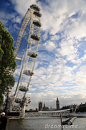 London Eye in London city