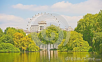 London Eye from St James Park