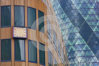 London Gherkin detail