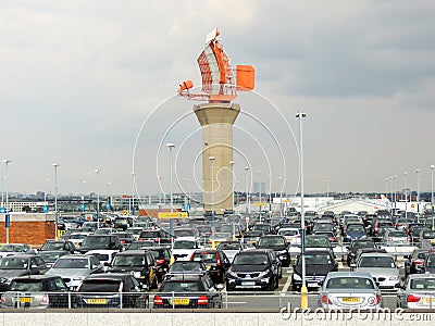 London Heathrow Radar in the car park