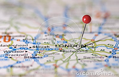 London Map Pin