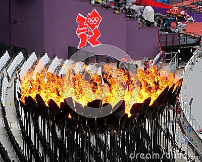 London Olympics 2012 Flame logo