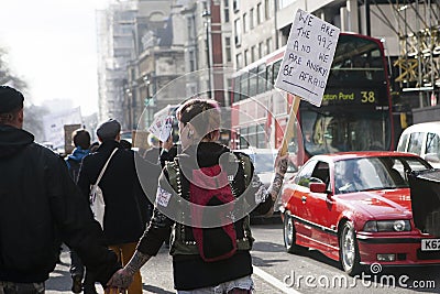 London protesters march against worldwide government corruption