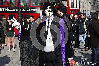 London protesters march against worldwide government corruption
