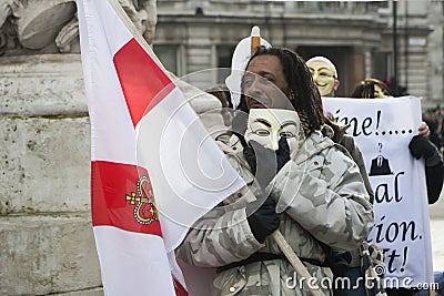 London protesters march against worldwide government corruption