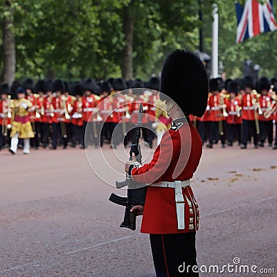 London, Royal Guards at the Trooping of the Colour