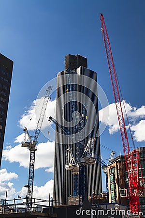 London skyline construction