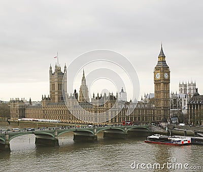 London skyline seen from London Eye