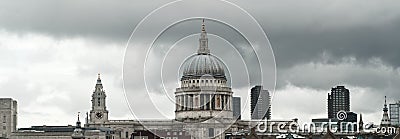 London skyline at St Paul s cathedral