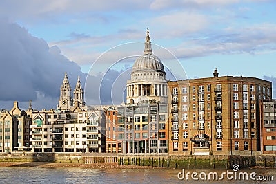 London Skyline. St Pauls Cathedral