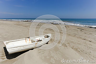 A lonely boat