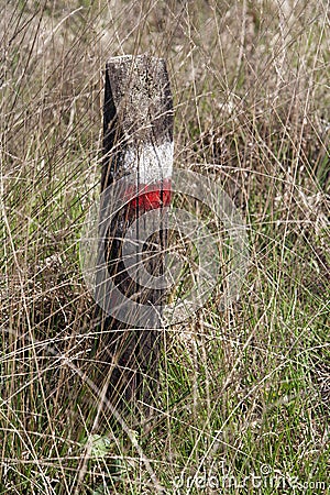 Long distance footpath sign