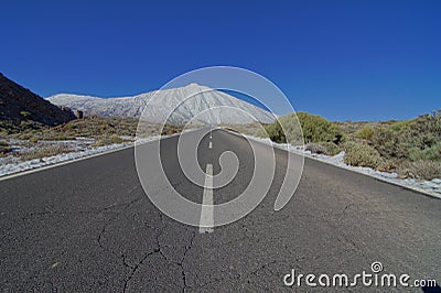 Long Empty Desert Road