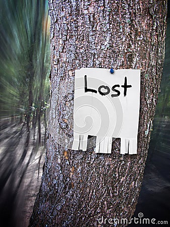 Lost sign