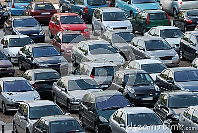 Lots Of Cars Parking Stock Photo - Image: 365