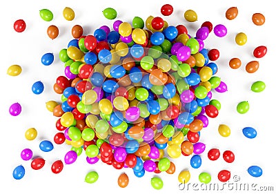 Lots Of Colorful Balloons Stock Image - Image: