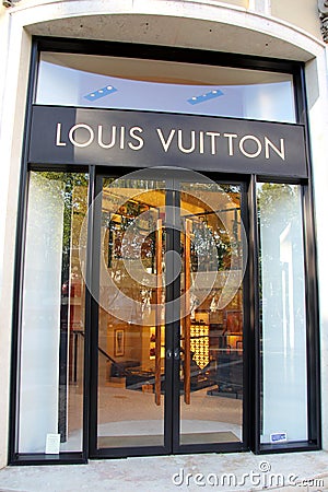 Louis Vuitton fashion boutique