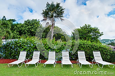 Lounge chairs, Resort Life