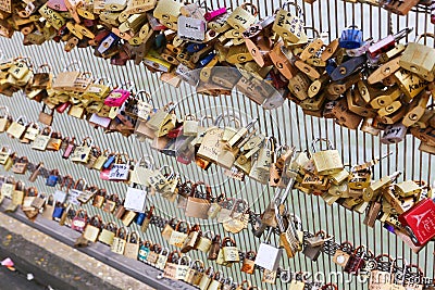 Love padlocks, Paris